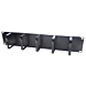 2U - 19 inch metal cable tray, 5 hooks