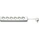 6 way power strip 1,50m white