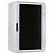 18U white wall mount server rack wiht glass door 600x450x900mm (WxDxH)