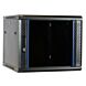 9U wall mount server rack with glass door 600x600x500mm (WxDxH)