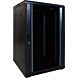 18U server rack with glass door 600x600x1000mm (WxDxH)
