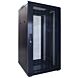 22U server rack with perforated door 600x600x1200mm (WxDxH)