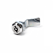 Standard door lock suitable for 6U outdoor server cabinet wallmount