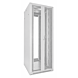 47U white server cabinet with double perforated front and rear doors 800x800x2200mm (WxDxH)