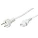 Power cord schuko to C13 1,50m white