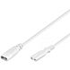 Power cord C7 to C8 2m white