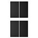 Datacenter side panel set for 42U cabinets, 1000mm deep