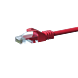 UTP CAT5e 0,25m red - 100% copper