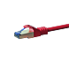 CAT6a S/FTP (PIMF) 0,50m red