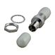 Singlemode coupler ST-ST simplex with metal casing