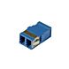 Singlemode keystone coupling LC-LC duplex blue