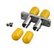 Multimode coupler ST-ST duplex with metal casing