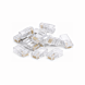 DANICOM UTP RJ45 CAT6a connector - unshielded for solid cable - 10 pieces