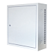 3U white wall cabinet with metal door 185mm deep