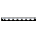 Front LC/SC/E2000 24-port panel suitable for universal fiber optic tray