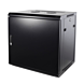 9U wall mount server rack with metal door 600x600x500mm (WxDxH)