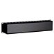 2U 19 inch metal cable tray with sliding cover