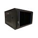 6U wall mount server rack with glass door and perforated side panels 600x600x368mm (WxDxH)