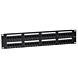 CAT6 UTP patch panel - 48 ports