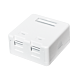 Keystone media box 2 ports