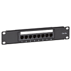 10 Inch CAT5e UTP patch panel - 8 ports