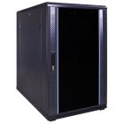 18U server rack with glass door 600x1000x1000mm (WxDxH)