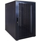 18U server rack with perforated door 600x1000x1000mm (WxDxH)