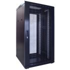 22U server rack with perforated door 600x600x1200mm (WxDxH)