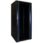 27U server rack with glass door 600x600x1400mm (WxDxH)