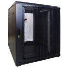 18U server rack with perforated door 800x1000x1000mm (WxDxH)