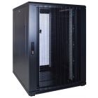 22U server rack with perforated door 800x1000x1200mm (WxDxH)