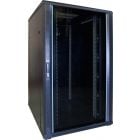 27U server rack with glass door 800x1000x1400mm (WxDxH)