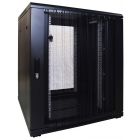 18U server rack with perforated door 800x800x1000mm (WxDxH)