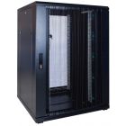 22U server rack with perforated door 800x800x1200mm (WxDxH)