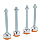 Set of extra high leveling feet for all server cabinets