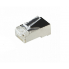 CAT6 RJ45 connector and joint-piece - shielded - for stranded cable