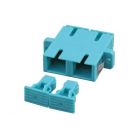 Multimode coupler SC-SC duplex turquoise