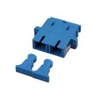 Singlemode coupler SC-SC duplex blue