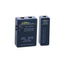 Network cable tester for UTP, FTP, S/FTP and network cables.