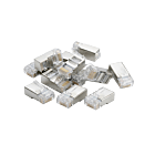 DANICOM FTP RJ45 CAT6 connector - shielded for solid cable - 10 pieces