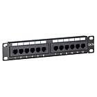 10 Inch CAT5e UTP patch panel - 12 ports