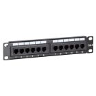 10 Inch CAT6 UTP patch panel - 12 ports