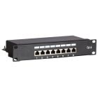 10 Inch CAT6 FTP patch panel - 8 ports