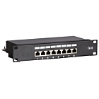 10 Inch CAT6 FTP patch panel - 8 ports