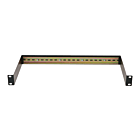 1U DIN rail for 19-inch racks