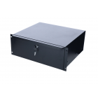 19 inch lockable metal drawer - 4U