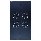 Fan set with 4 fans and thermostat suitable for 1000mm deep server racks