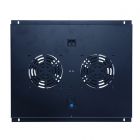 Fan set with 2 fans and thermostat suitable for 600mm deep server racks