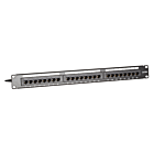 CAT6a UTP patch panel - 24 ports