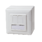 CAT5e UTP / STP surface-mount box, white